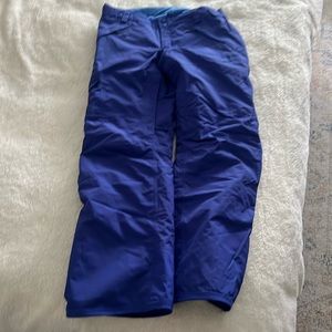 North Face Blue Snow Pants